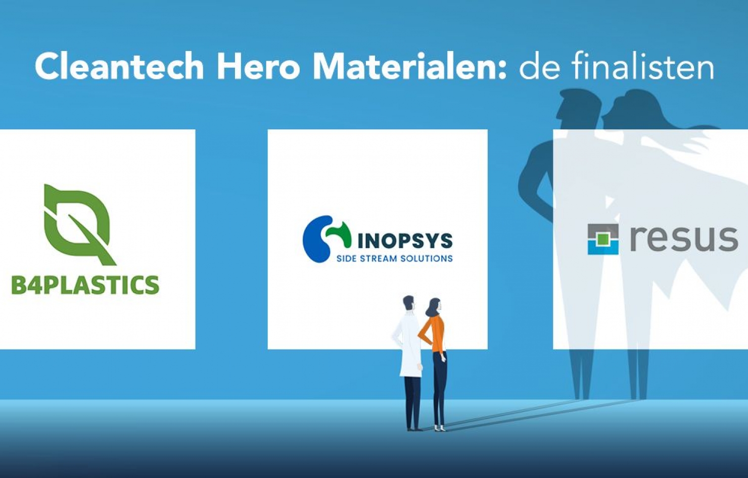 Inopsys finalist for the Cleantech Flanders Hero contest
