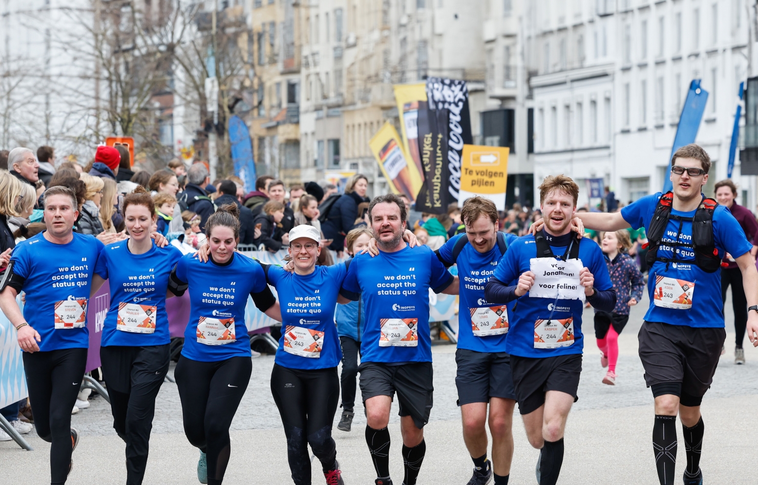 Dedicated 100-Kilometer Run Supporting 'Kom Op Tegen Kanker' - InOpSys